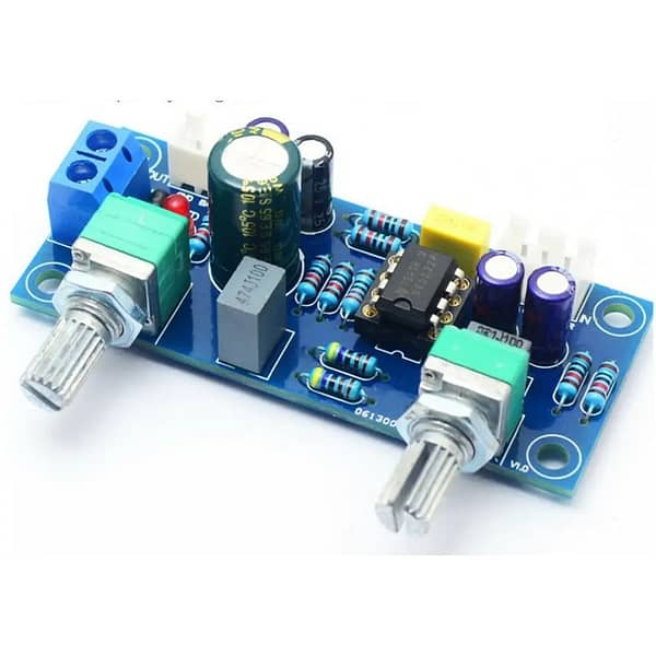 Kit montar pré filtro ativo grave subwoofer 20 200hz ne5532