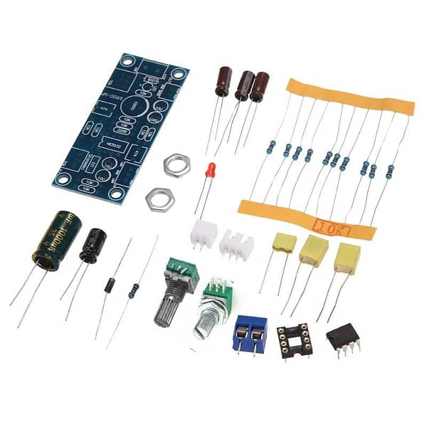 Kit montar pré filtro ativo grave subwoofer 20 200hz ne5532