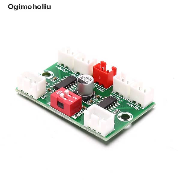 Ltk5206 mini amplificador de áudio 4 canais potência 3w 5v