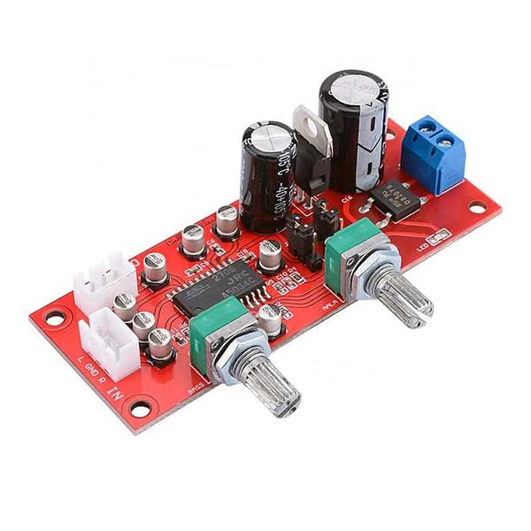 Njm2706 pré tons com graves dinâmico 3d surround processador