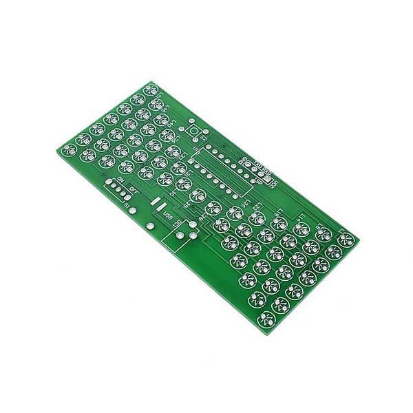Kit didático para montar ampulheta eletrônica de led 57 leds