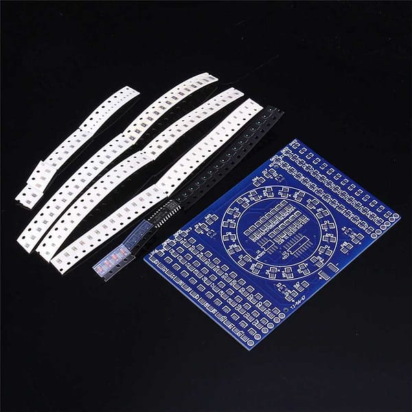 Placa para montar prática solda smd com sequencial led