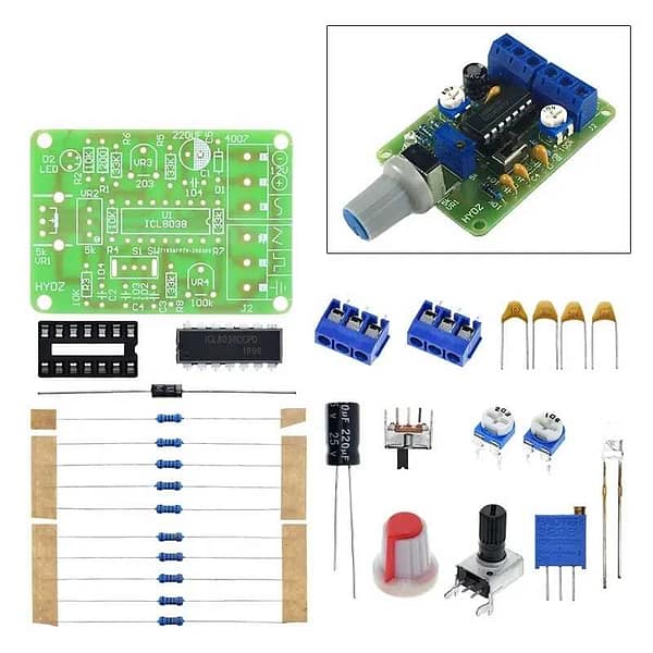 Gerador de funções sinal kit para montar ci icl8038