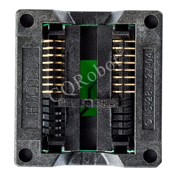 Adaptador 300 mils sop16 dip8 zif para gravador de eprom smd