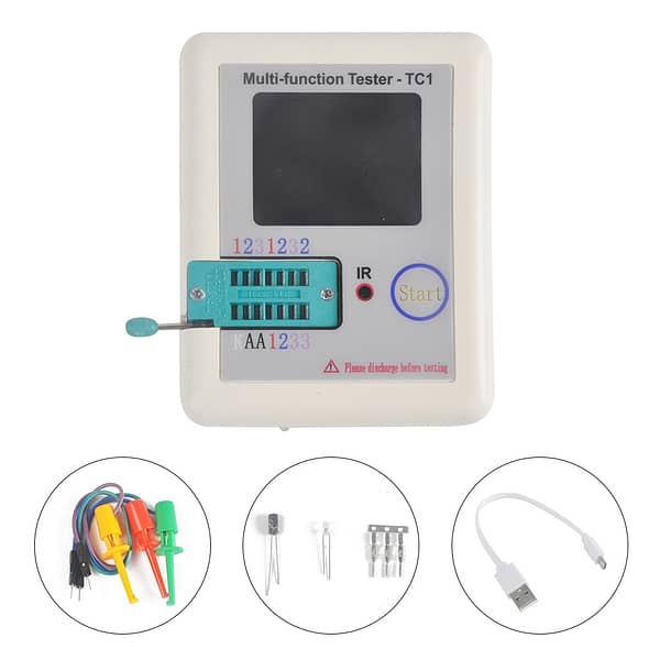 Lcr tc1 medidor transistor tester testador esr mosfet diodo