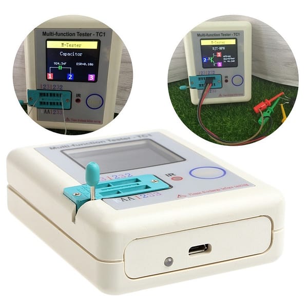 Lcr tc1 medidor transistor tester testador esr mosfet diodo
