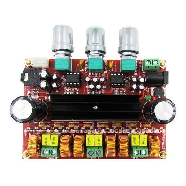 Amplificador potência classe d 2. 1 2x 50w + 100w tpa3116