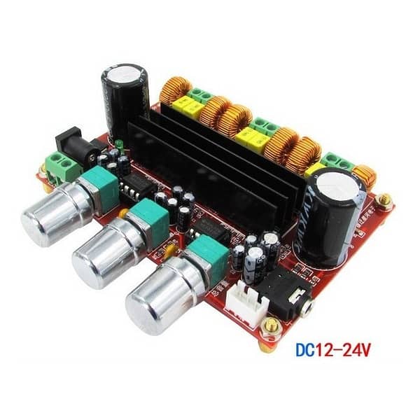 Amplificador potência classe d 2. 1 2x 50w + 100w tpa3116