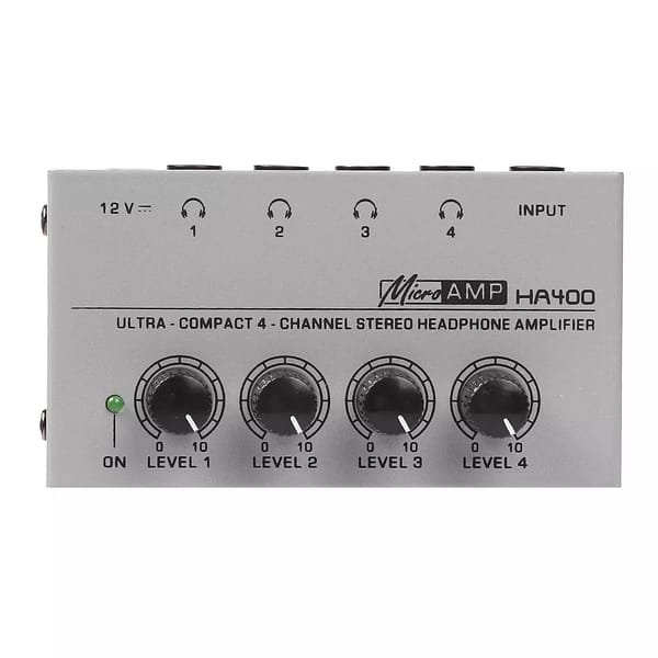 Ha400 amplificador fone ouvido 4 canais compacto