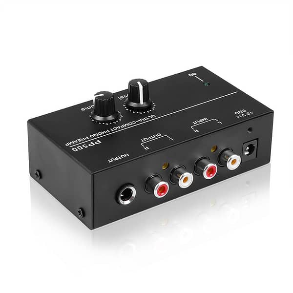 Pp500 pré-amplificador phono para toca discos riaa disco vinil