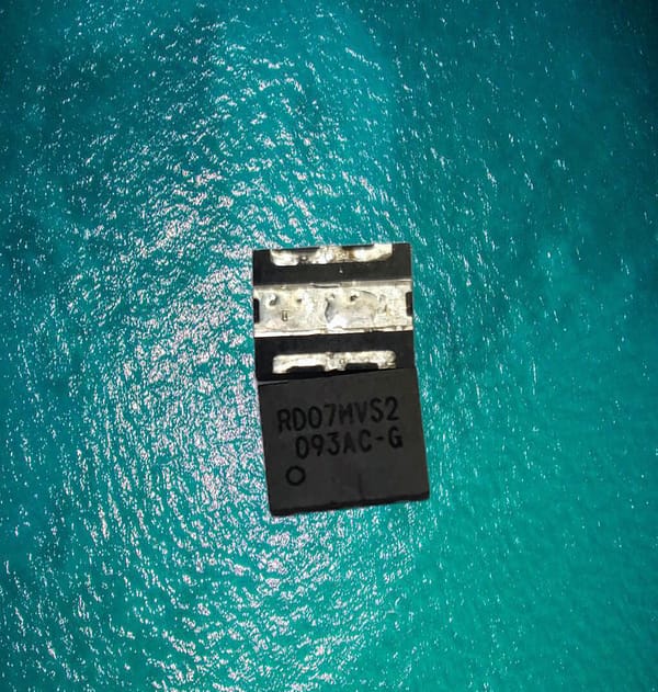 Transistor rd07mvs2 mitsubishi rd07 7w rf potência usado