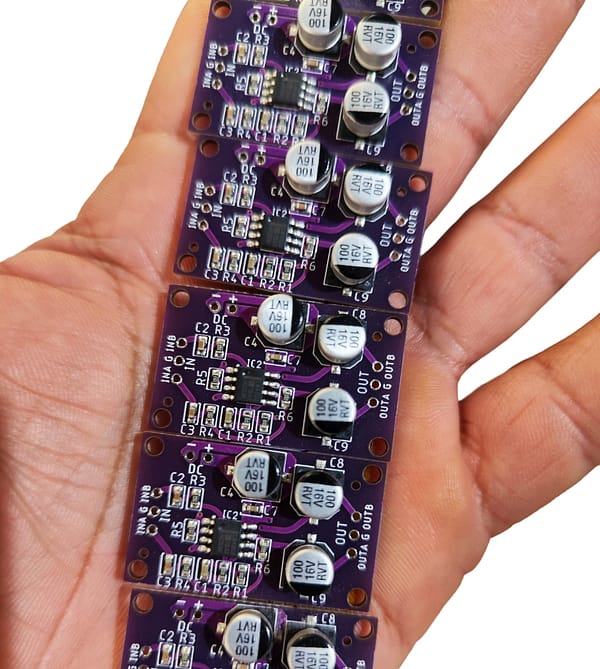 Lm4808 amplificador para fone ouvido estéreo pré-amplificador