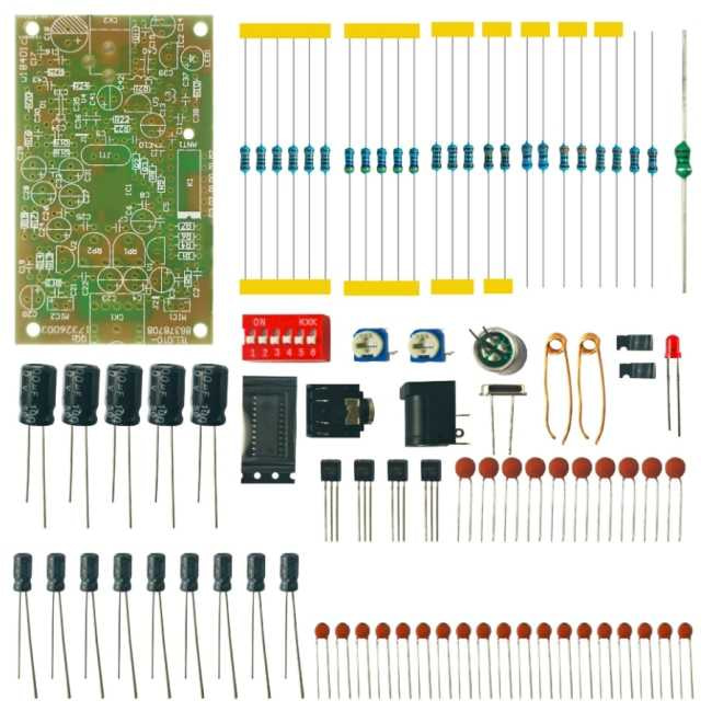 Bh1417 kit para montar transmissor de fm pll com circuito integrado bh1417f