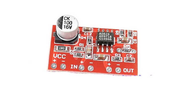 Comprar amplificador instrumento ad828 pré amplificador instrumento captador piezoelétrico