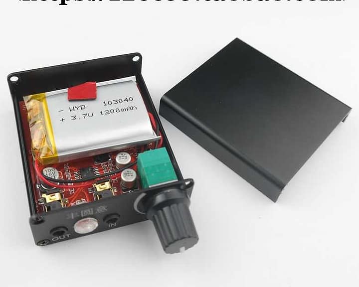 Amplificador de fones de ouvido com max4410 pronto para uso