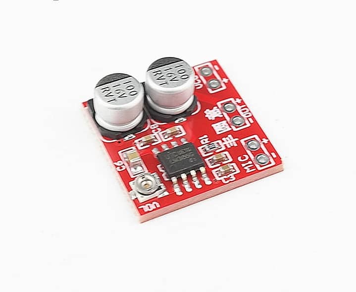 Lm386 mini amplificador para microfone de eletreto lm386m