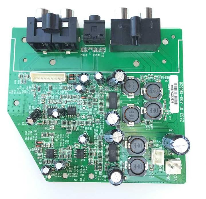 Ad52580 placa montada amplificador 2. 1 logitech z533