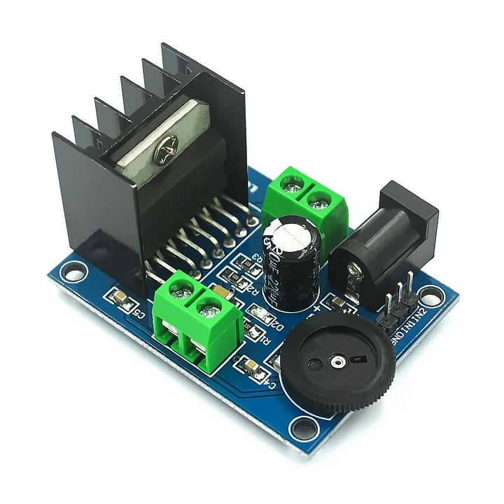 Tda7266 placa montada de amplificador potência de áudio