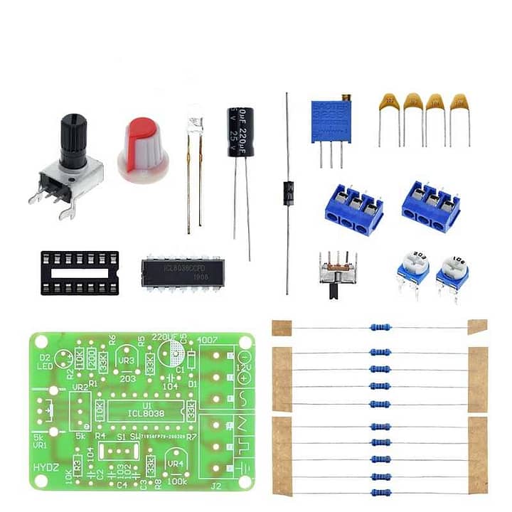 Gerador de funções sinal kit para montar ci icl8038