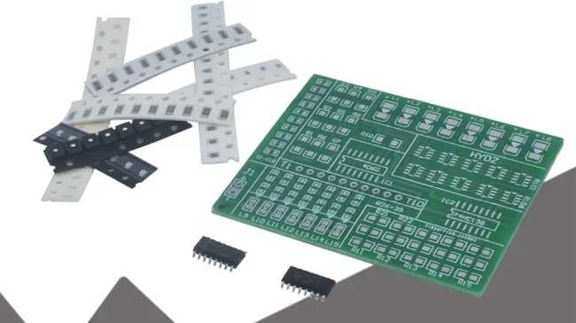 Clássico PCB Kits de solda eletrônicos com caixa de acrílico, DIY